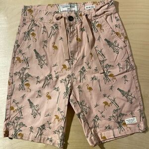 Vintage Genes 1891 Pink Flamingo Print Shorts 30 (PS)